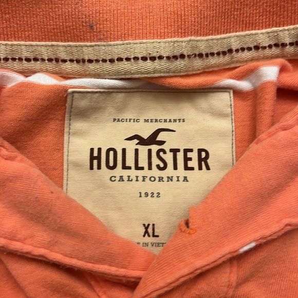 Hollister Polo Light Orange XL - Picture 2 of 3